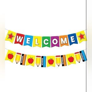 🤯5/$20🤯 Welcome Banner For School Decorations 10 Feet No DIY NWT